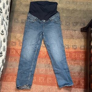 The 90s Straight Abercrombie Maternity Jeans